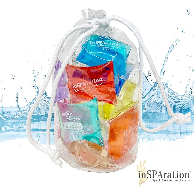 inSPAration Spa and Bath Aromatherapy Sample Gift Pack - 12 Assorted Fragrance Pillow Packs - Image 2